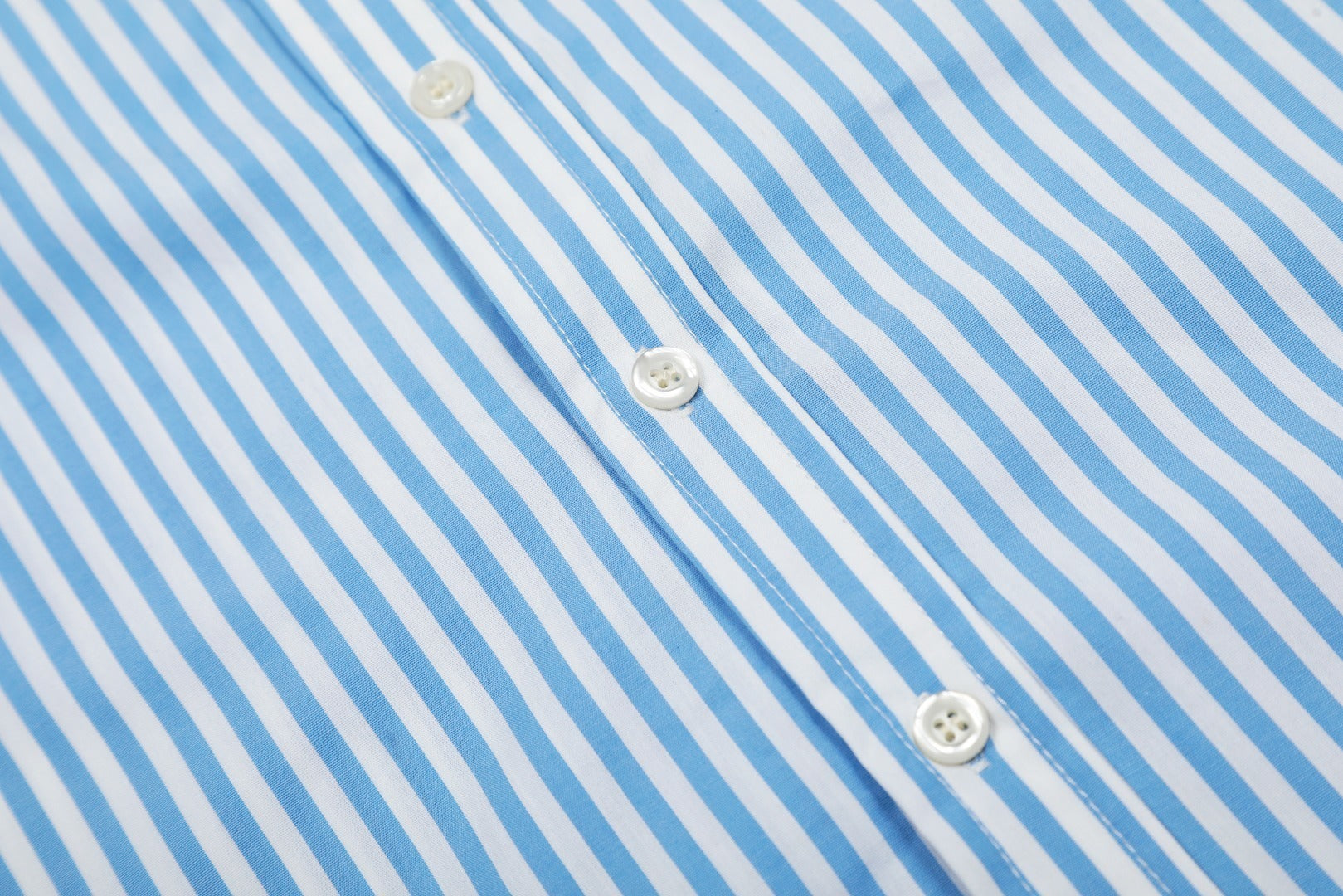 Polo Ralph Lauren Striped Garment-Dyed Oxford Shirt (Light Blue)