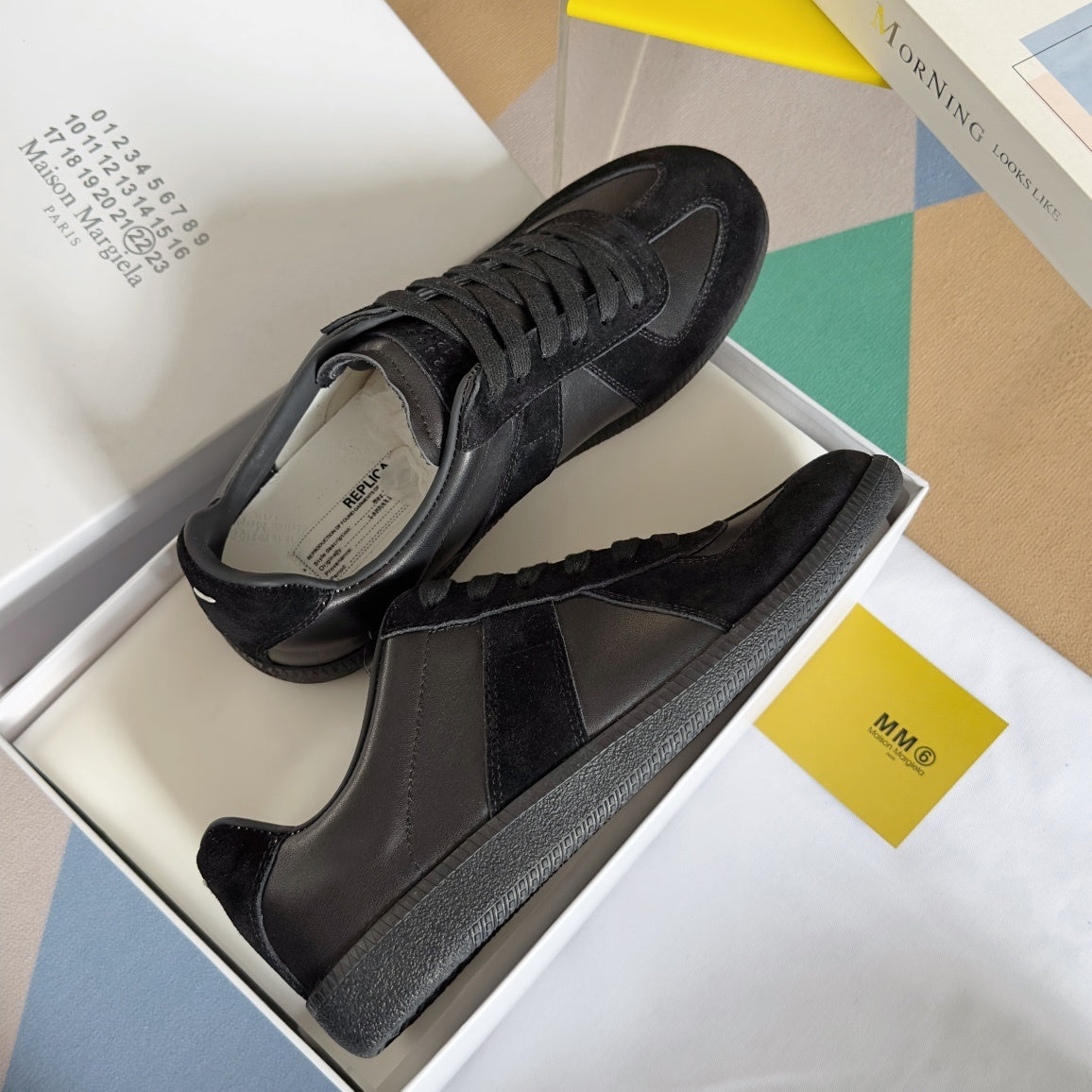 Maison Margiela German Army Trainer (Black)